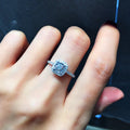 Eight Hearts Eight Arrows Simulated Zircon Engagement Ring For Romantic Wedding Dinner Jewelry view 3