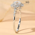 Exquisite Snowflake Flower Engagement Ring For Women, New Cross Border Wedding Ring view 5