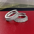 Fashion Ear Cuff Earrings For Women, Simple Platinum Color Hoop Earrings, European Style Jewelry view 3