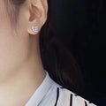 Cute Cat Stud Earrings For Women, Korean Style Animal Ear Jewelry Fashion Birthday Gift view 4