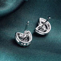 Cute Cat Stud Earrings For Women, Korean Style Animal Ear Jewelry Fashion Birthday Gift view 3
