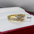 Niche 3D Medusa Python Snake Ring For Women With Jointed Rhombus Animal Design view 5