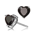 Fashion Mini Heart Shape Zircon Stud Earrings For Women Colorful Love Crystal Ear Jewelry view 10