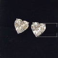 Fashion Mini Heart Shape Zircon Stud Earrings For Women Colorful Love Crystal Ear Jewelry view 5