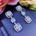 Luxury Long Drop Earrings For Women Fashion Bridal Wedding Banquet Jewelry Accessories view 1