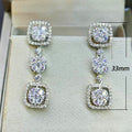 Luxury Long Drop Earrings For Women Fashion Bridal Wedding Banquet Jewelry Accessories view 5