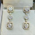 Luxury Long Drop Earrings For Women Fashion Bridal Wedding Banquet Jewelry Accessories view 7