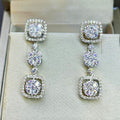 Luxury Long Drop Earrings For Women Fashion Bridal Wedding Banquet Jewelry Accessories view 6