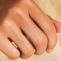 Sweet Two Tone Daisy Flower Ring For Women Korean Style Summer Floral Finger Jewelry view 4