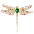 Alloy Micro Pave Zircon Dragonfly Brooch Pin For Women's Apparel view 5