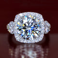 European Bridal Engagement Banquet Ring For Women, Elegant Wedding Party Jewelry view 6