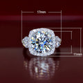 European Bridal Engagement Banquet Ring For Women, Elegant Wedding Party Jewelry view 5