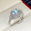 European Bridal Engagement Banquet Ring For Women, Elegant Wedding Party Jewelry view 4