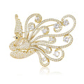 Alloy Zircon Phoenix Brooch Pin For Elegant Suits And Cardigans view 5