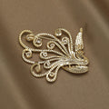 Alloy Zircon Phoenix Brooch Pin For Elegant Suits And Cardigans view 3