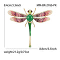 Alloy Enamel Dragonfly Brooch For Cute Insect Style Decoration view 4