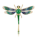 Alloy Enamel Dragonfly Brooch For Cute Insect Style Decoration view 1
