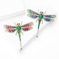 Alloy Enamel Dragonfly Brooch For Cute Insect Style Decoration view 2