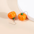 Cute Acrylic Enamel Simulated Fruit Lemon Banana Mangosteen Tomato Potato Alloy Hook Drop Earrings view 4