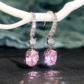 Fashion Colorful Rhinestone Drop Earrings Multi Color Series Statement Earrings view 1
