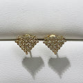 Sparkling Geometric Diamond Shape Stud Earrings For Women, Light Luxury Triangle Fashion Ear Jewelry view 7