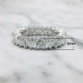 Creative Heart Shaped Zircon Ring For Women, Diamond Inlaid Sweetheart Birthday Gift Jewelry view 5