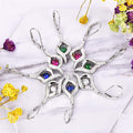 Summer Fashion Heart Design Drop Earrings For Women Premium Multicolor Pendant Ear Jewelry view 2