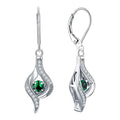Summer Fashion Heart Design Drop Earrings For Women Premium Multicolor Pendant Ear Jewelry view 9