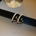 Gold Plated Alloy Heart Zircon Hoop Earrings With Silver Posts Korean Minimalist Women's Jewelry view 4