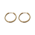Korean Dongdaemun Minimalist Round Metal Ear Cuff Earrings, Trendy Style Everyday Jewelry view 5