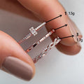 New Zircon Knuckle Ring Creative Cross Finger Ring Stackable European American Fashion Jewelry view 5