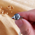 Light Luxury Gold Maple Leaf Seal Ring For Women Niche Design Index Finger Jewelry Accessory view 3