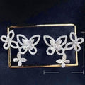 Fashion Hollow Butterfly Stud Earrings For Women Elegant Street Style Jewelry Direct view 4