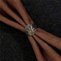 European American Hip Hop Vintage Mens Ring, Two Tone Copper Plated Maple Leaf Street Finger Ring view 4