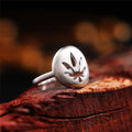 Simple Hollow Leaf Shape Ring Creative Maple Leaf Finger Ring For Women Hip Hop Accessory view 6