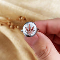 Simple Hollow Leaf Shape Ring Creative Maple Leaf Finger Ring For Women Hip Hop Accessory view 4