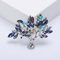 Alloy Rhinestone Money Tree Brooch For Luxury Coat Decoration view 2