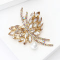 Alloy Crystal Brooch For Women's Coats And Suits view 3
