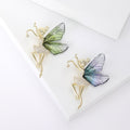 Alloy Zircon Butterfly Fairy Brooch For Elegant Garment Decoration view 1