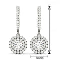 Light Luxury Full Pave Zircon Ear Cuff Earrings For Women, European Style Jewelry view 5