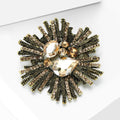 Alloy Rhinestone Baroque Brooch Pin For Suits And Apparel view 3