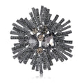 Alloy Rhinestone Baroque Brooch Pin For Suits And Apparel view 1