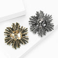 Alloy Rhinestone Baroque Brooch Pin For Suits And Apparel view 4