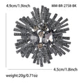 Alloy Rhinestone Baroque Brooch Pin For Suits And Apparel view 6