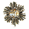 Alloy Rhinestone Baroque Brooch Pin For Suits And Apparel view 5