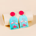 Sterling Silver Needle Cute Cartoon Kawaii Stud Earrings Fresh Girly Youthful Ear Jewelry view 2