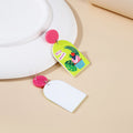 Sterling Silver Needle Cute Cartoon Kawaii Stud Earrings Fresh Girly Youthful Ear Jewelry view 4