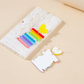 Cute Colorful Acrylic Rainbow Heart Flower Cartoon Stud Dangle Earrings for Girls Sweet Kawaii Earrings view 4