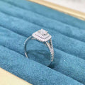 High Quality Full Zircon Diamond Ring For Women, Wedding Anniversary Hand Jewelry view 3