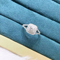 High Quality Full Zircon Diamond Ring For Women, Wedding Anniversary Hand Jewelry view 2